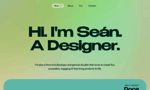 Seanhalpin.design thumbnail