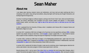 Seanptmaher.com thumbnail