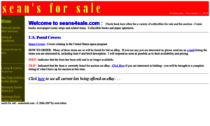 Seans4sale.com thumbnail