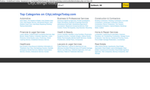 Search.citylistingstoday.com thumbnail