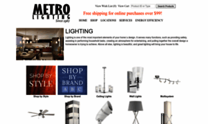 Search.metrolightingcenters.com thumbnail