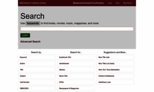 Search.milibrary.org thumbnail