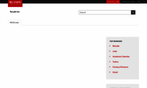 Search.ncsu.edu thumbnail