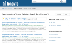 Search.toronto.ca thumbnail