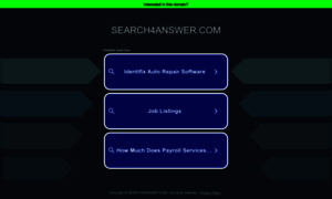 Search4answer.com thumbnail