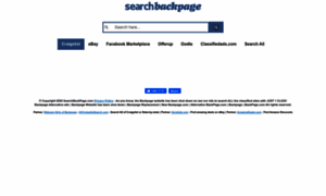 Searchbackpage.com thumbnail