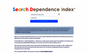 Searchdependenceindex.com thumbnail
