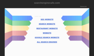 Searchenginecafe.com thumbnail