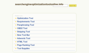 Searchengineoptimizationtoolonline.info thumbnail