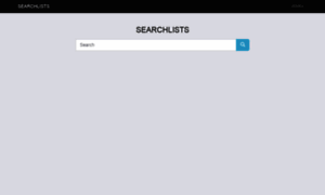Searchlists.net thumbnail