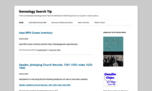 Searchtip.genealogytipoftheday.com thumbnail