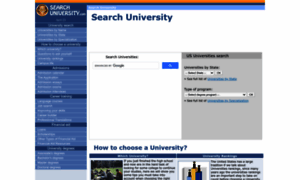 Searchuniversity.com thumbnail