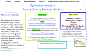 Searcycountyhumanesociety.webstarts.com thumbnail