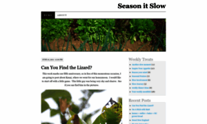 Seasonitslow.wordpress.com thumbnail