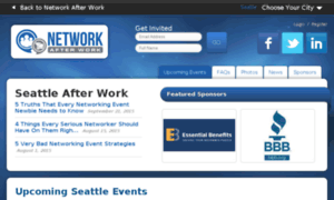 Seattle.networkafterwork.com thumbnail