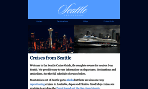 Seattlecruiseguide.com thumbnail