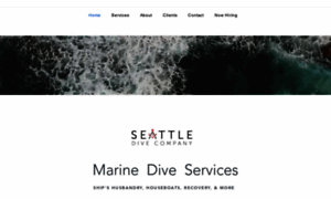 Seattledivecompany.com thumbnail