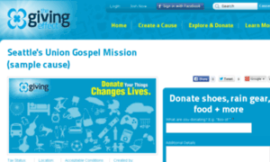 Seattles-union-gospel-mission.thegivingeffect.com thumbnail