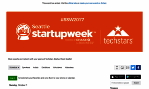 Seattlestartupweek2017.sched.com thumbnail
