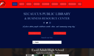 Secaucuslibrary.org thumbnail