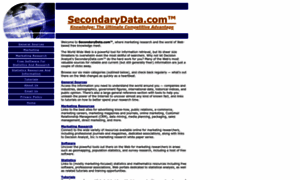 Secondarydata.com thumbnail