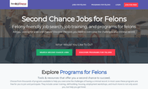 Secondchancejobsforfelons.com thumbnail