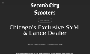 Secondcityscooters.com thumbnail