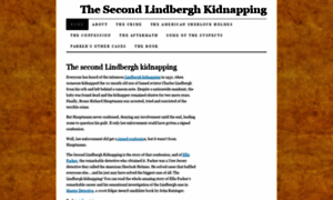 Secondlindberghkidnapping.wordpress.com thumbnail