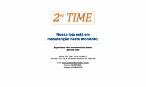 Secondtime.com.br thumbnail