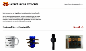 Secret-santa-presents.webflow.io thumbnail