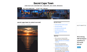 Secretcapetown.wordpress.com thumbnail
