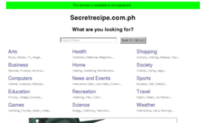 Secretrecipe.com.ph thumbnail