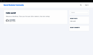 Secretrockstar.com thumbnail