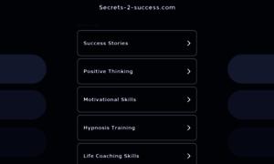 Secrets-2-success.com thumbnail