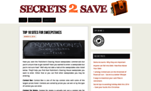 Secrets2save.com thumbnail