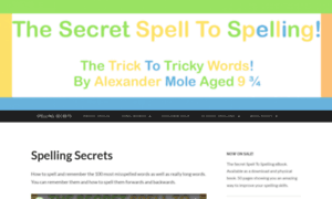 Secretspelltospelling.wordpress.com thumbnail