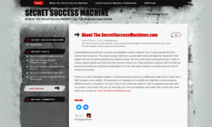 Secretsuccessmachine.wordpress.com thumbnail