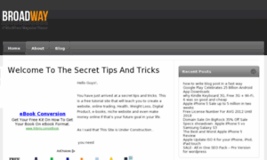 Secrettipsandtricks.net thumbnail