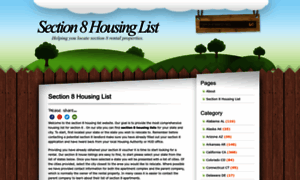 Section8housinglist.info thumbnail