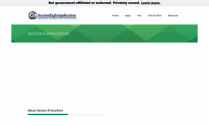 Sectioneightapplication.com thumbnail