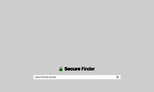 Secure-finder.org thumbnail