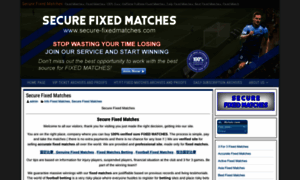 Secure-fixedmatches.com thumbnail