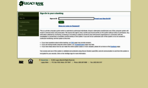 Secure-legacybank.com thumbnail
