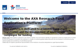 Secure-researchfund.axa.com thumbnail