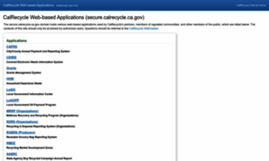 Secure.calrecycle.ca.gov thumbnail