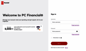 Secure.pcfinancial.ca thumbnail
