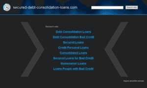 Secured-debt-consolidation-loans.com thumbnail