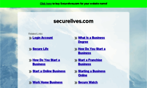 Securelives.com thumbnail