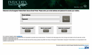 Securemail.evergreenbanking.com thumbnail