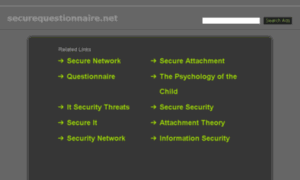 Securequestionnaire.net thumbnail